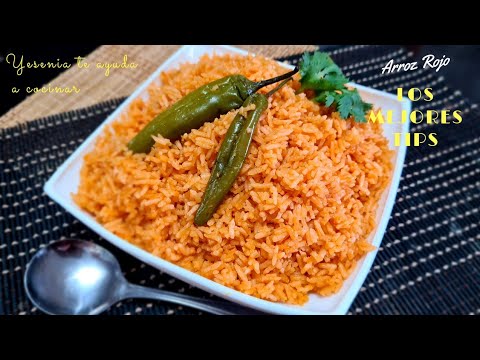 Receta de ARROZ ROJO No se pega, no se bate‼️ Medidas exactas y los mejores tips.