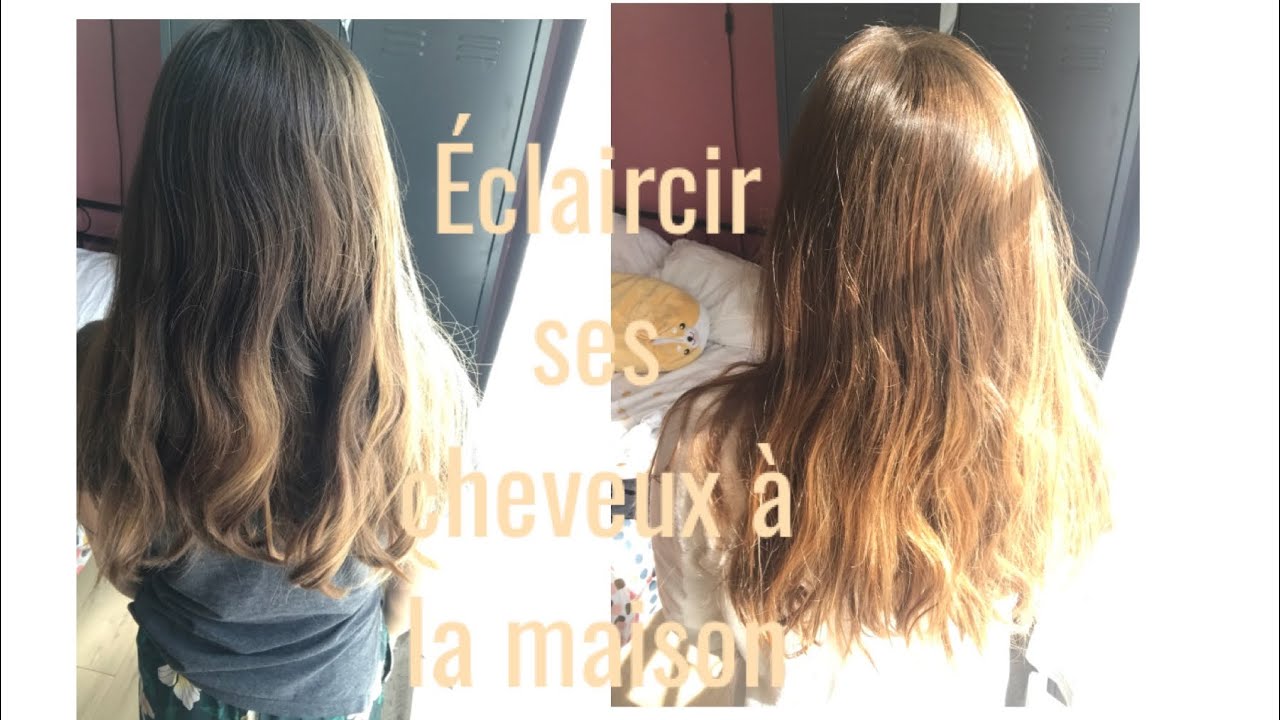 Recette pour s’éclaircir les cheveux à la maison✨
