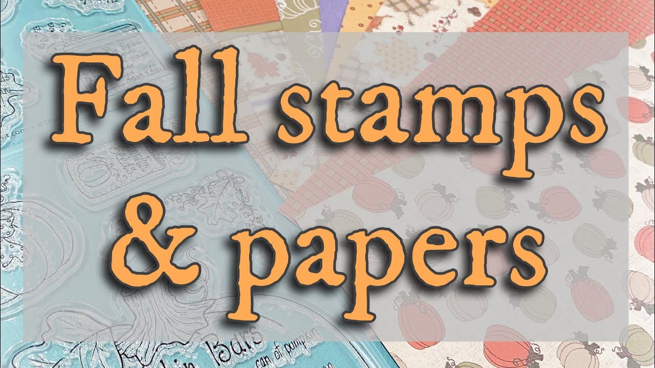 Recipe Stamp Club haul ~ fall stamps and papers from Dianna Marcum and AdornIt 🍂🍁🎃