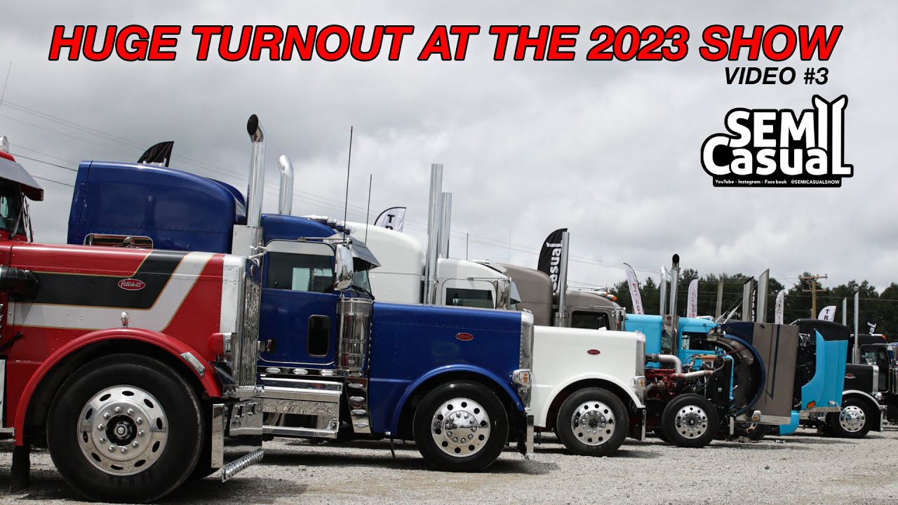 Record turnout at the Semi Casual Truck Show 2023 - video 3