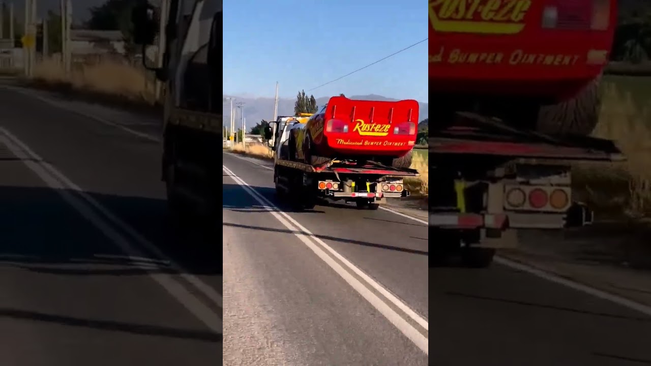 😎🤙🏻¡RECORRIENDO LAS CALLES! El Rayo Macuin|El Rayo Mcqueen| Cars #Shorts
