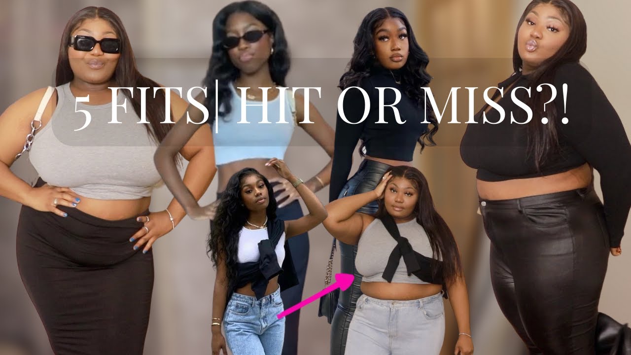 RECREATING PINTEREST OUTFITS | MID/PLUS SIZE | IS IT A FIT OR IS SHE JUST SKINNY?!