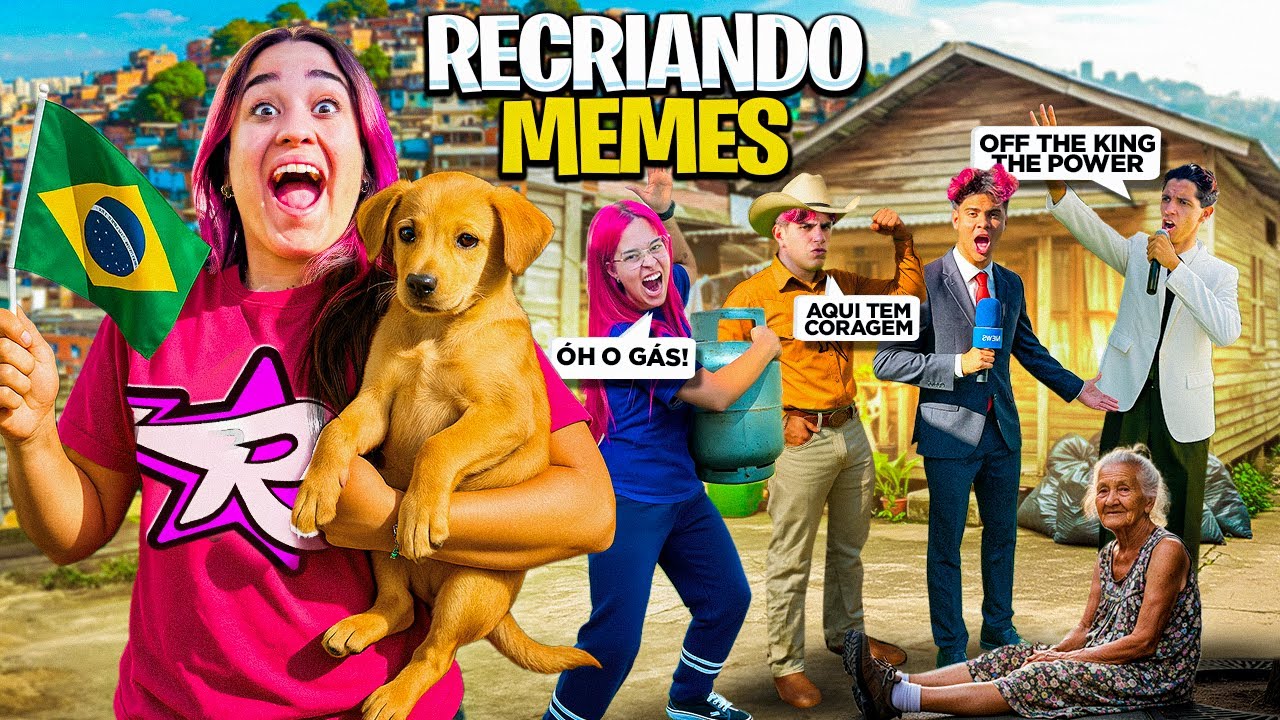 RECRIAMOS OS MEMES MAIS FAMOSOS DO BRASIL *Tente não rir