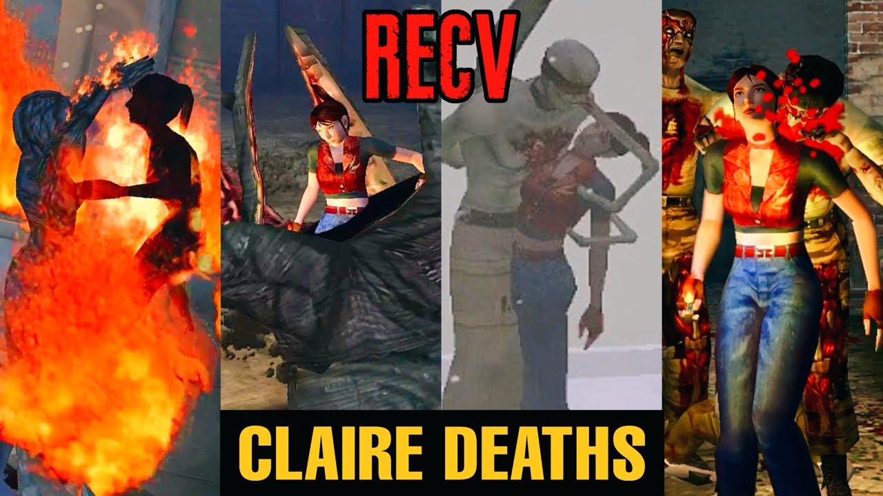 RECV | Ryona | Claire [Normal] Death Scenes | รวมฉากแคลร์แตกใน RE CODE: Veronica-X