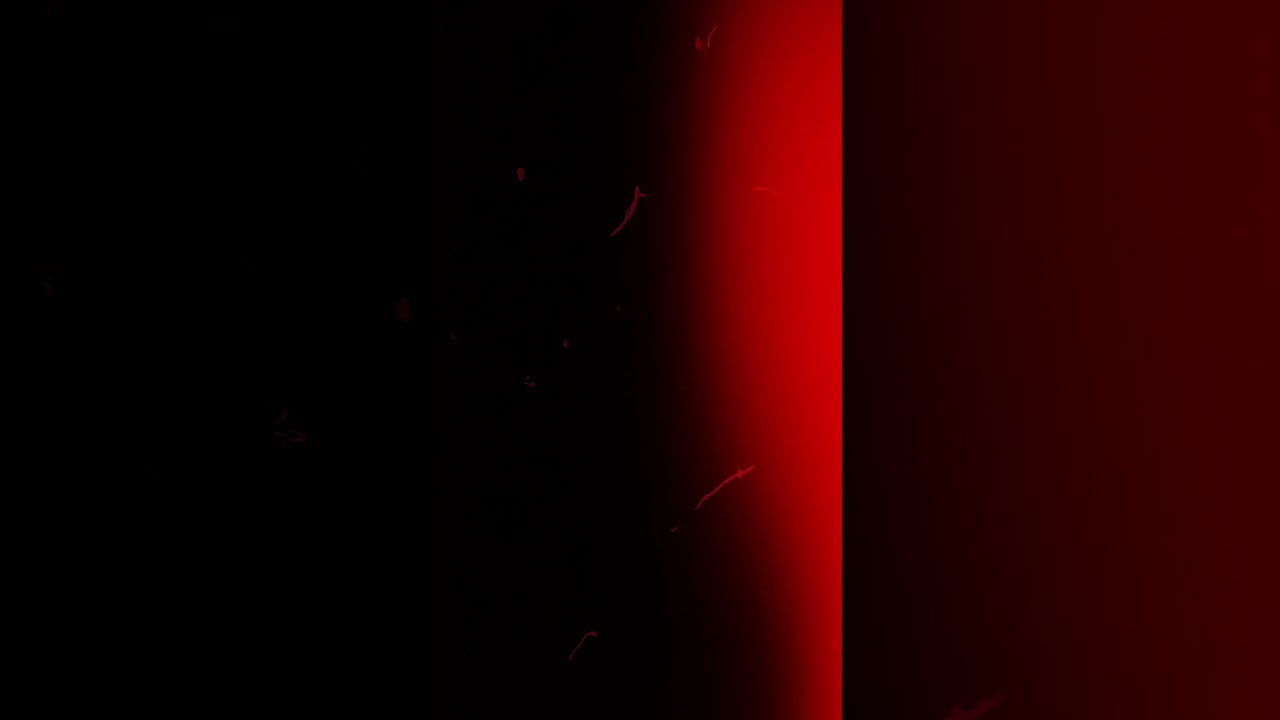 Red Background With Screen Overlay Of Scratches Dust And Glare #film #overlay #effect #cupcut