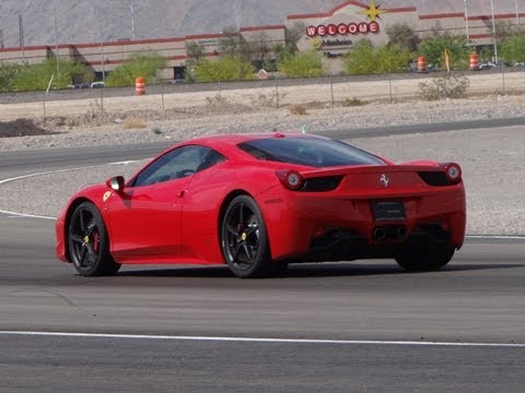 Red Ferrari 458 Italia Racing