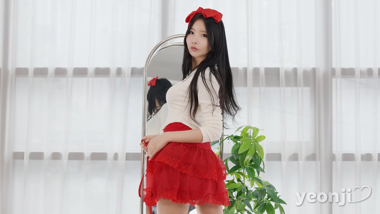Red Ruffle Skirt Try-On Pt.3, Yeonji, Pocket Girls, 연지, 포켓걸스