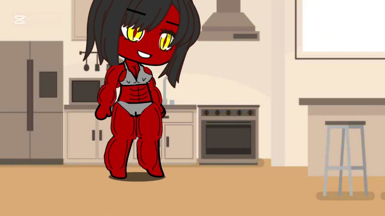 Red she hulk Transformation | Gacha club
