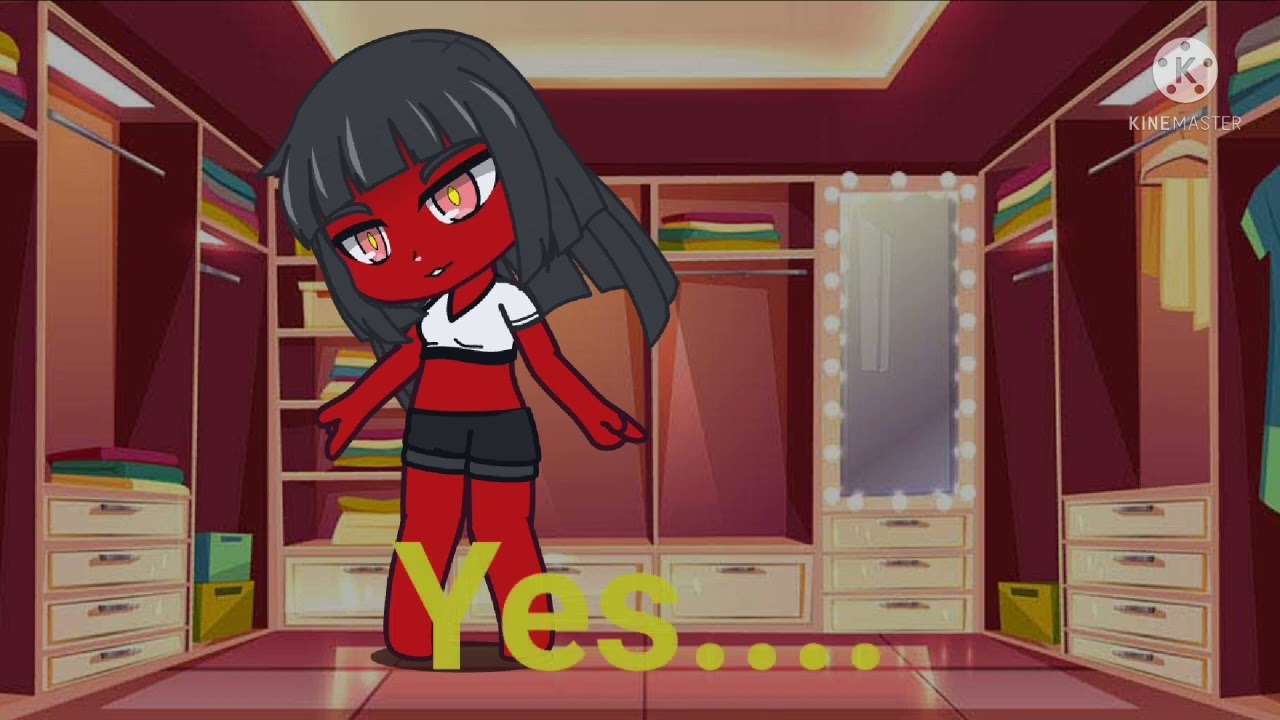 Red She hulk transformation |with sound,gacha life