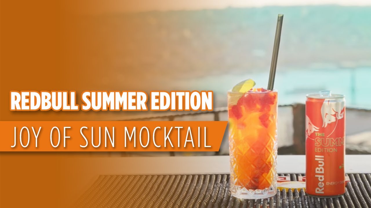 Redbull Summer Edition Joy of Sun Mocktail