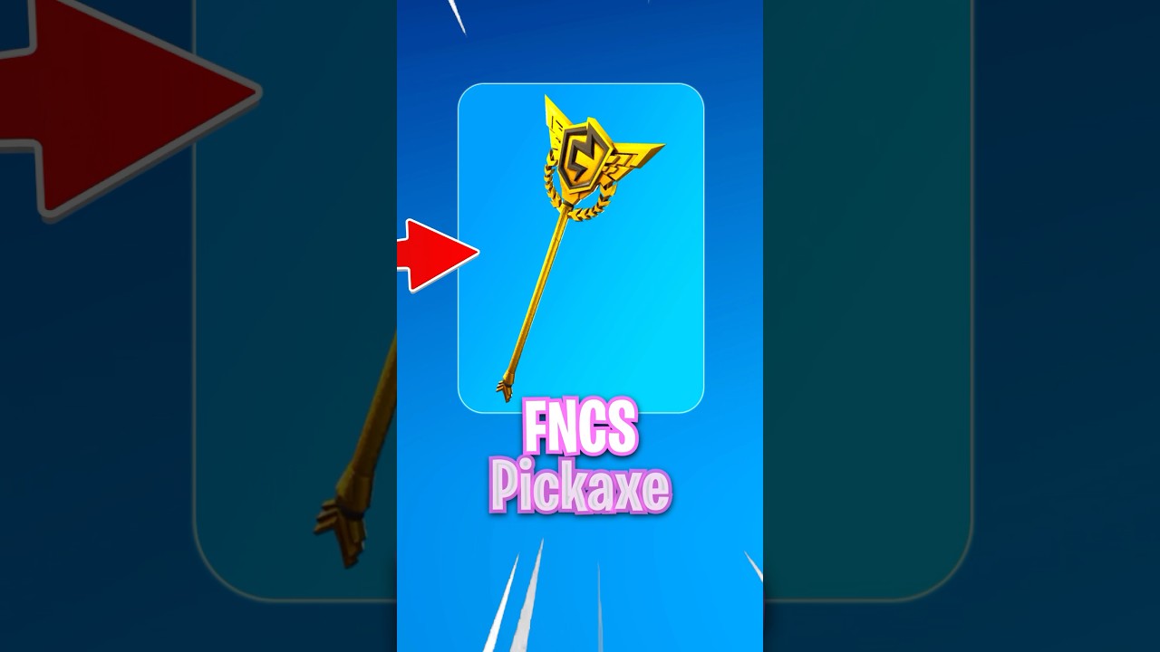 Redeeming FNCS Pickaxe!