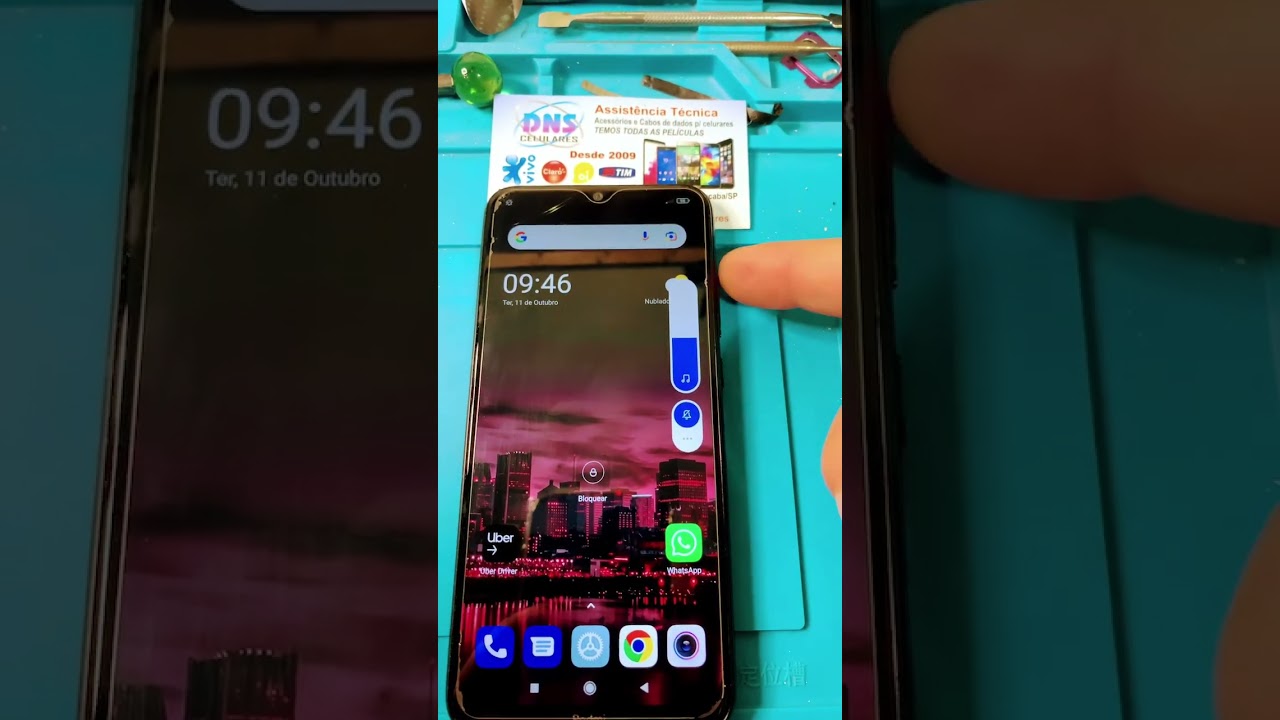 Redmi note 8 botão sensível vamos reparar