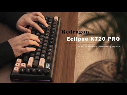 Redragon K720 Pro | Aluminum Gaming Keyboard with a SCREEN! RGB and More!