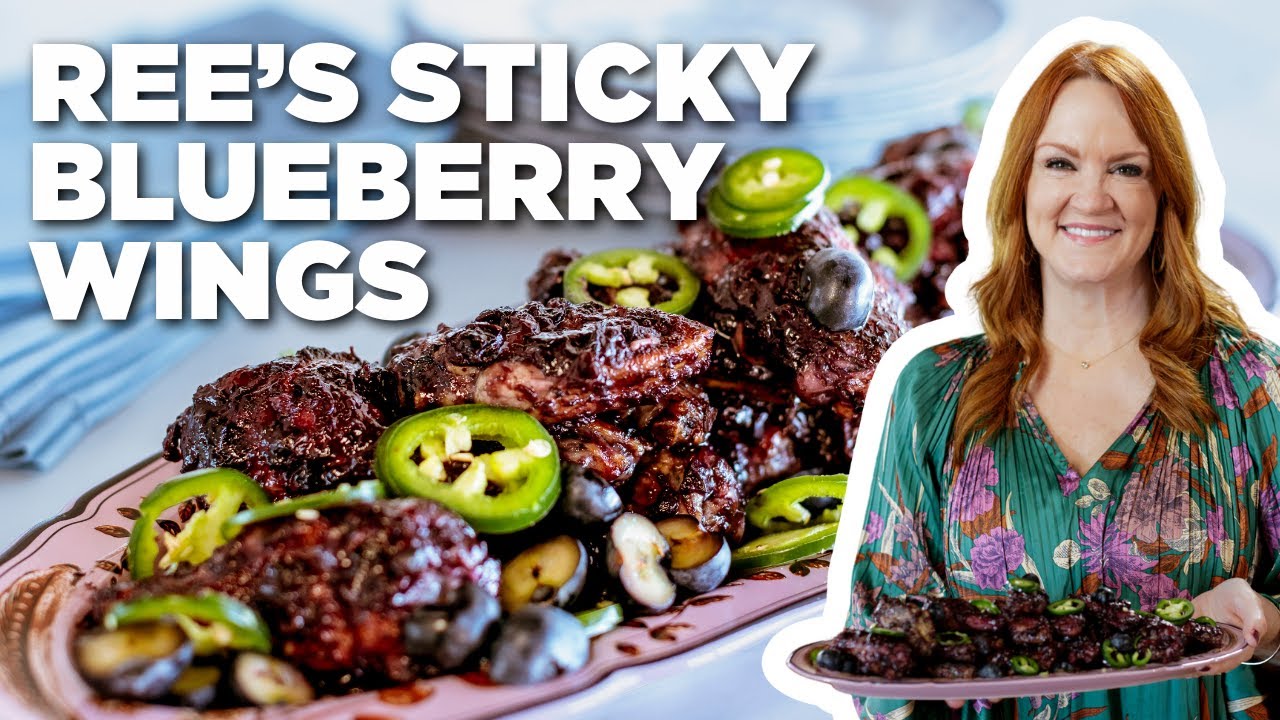 Ree Drummond's Sticky Blueberry Wings | The Pioneer Woman | Food Network