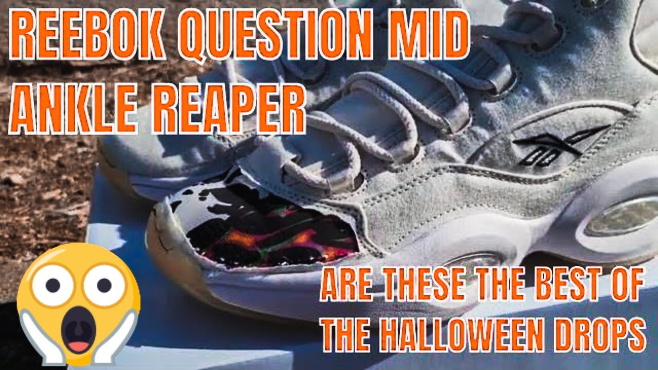 REEBOK QUESTION MID ANKLE REAPER WITH PATTERN REVEAL