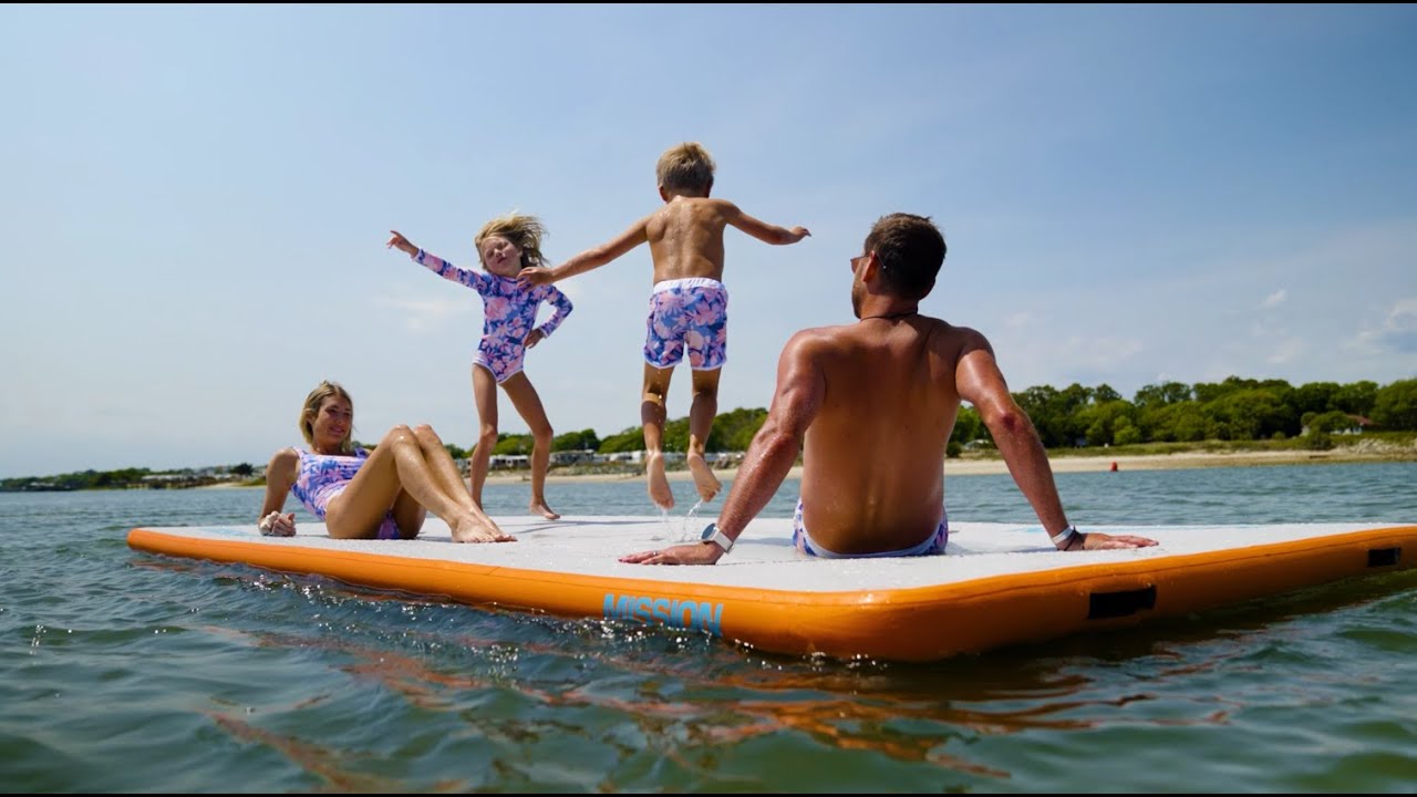 REEF Inflatable Water Mats by MISSION | Family Fun on the Water