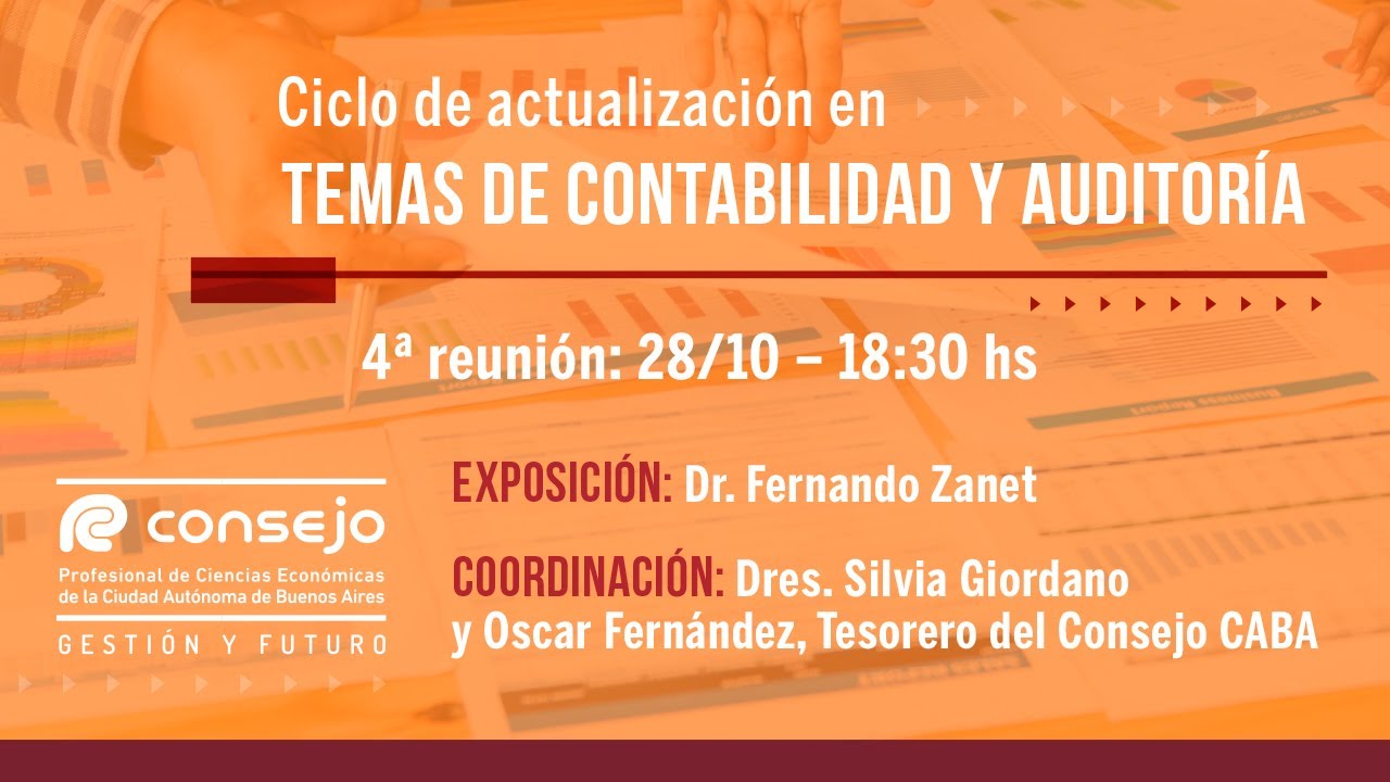 Ref. 2504I. Ciclo de Actualización en Temas de Contabilidad y Auditoría. 4º Reunión