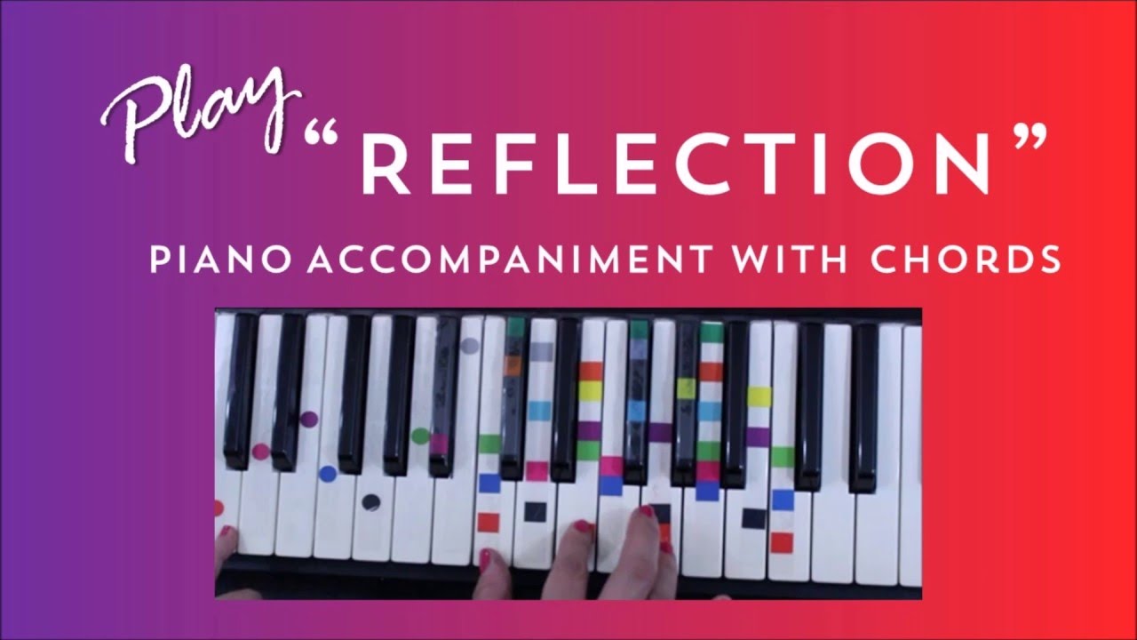 Reflection - Easy Piano Tutorial - Christina Aguilera