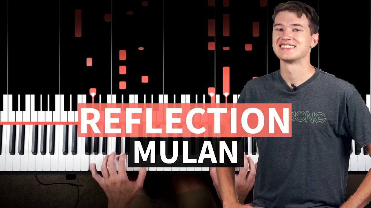 Reflection (2020) - Christina Aguilera - Mulan - PIANO COVER (with chords) - plus some inspiration!