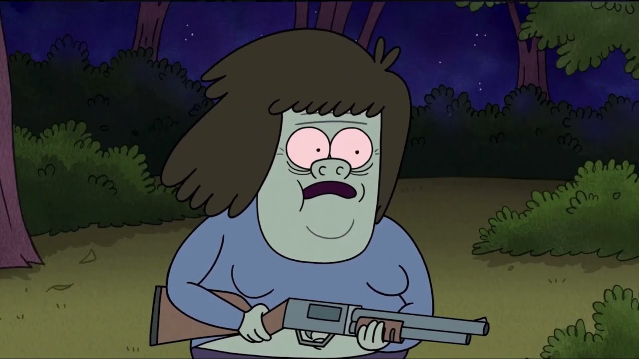 Regular Show - Muscle Man Shoots His  Gang At The Evil Wizard