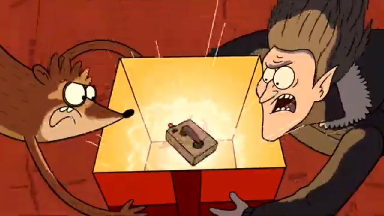 Regular Show The Christmas Special Fight Scene!