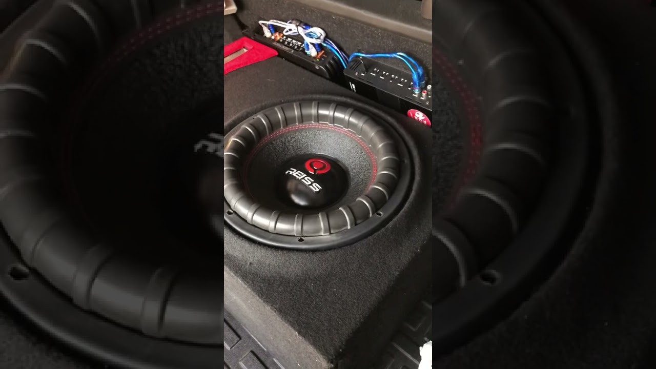 Reiss audio rs-ys12 2000watt 600rms 30 cm subwoofer