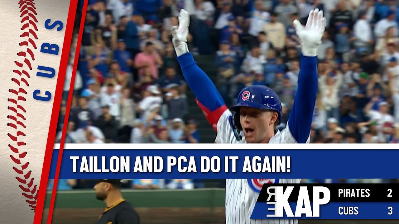 REKAP: ⚾️ Chicago Cubs 3-2 win over Pittsburgh Pirates. ‘Jameson Taillon & PCA do it again!’