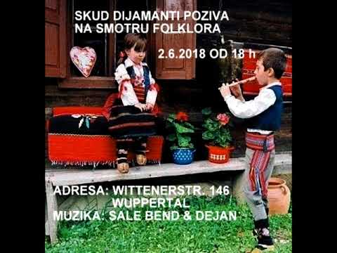 REKLAMA -  SKUD DIJAMANTI  SMOTRA FOLKLORA ( Wuppertal )