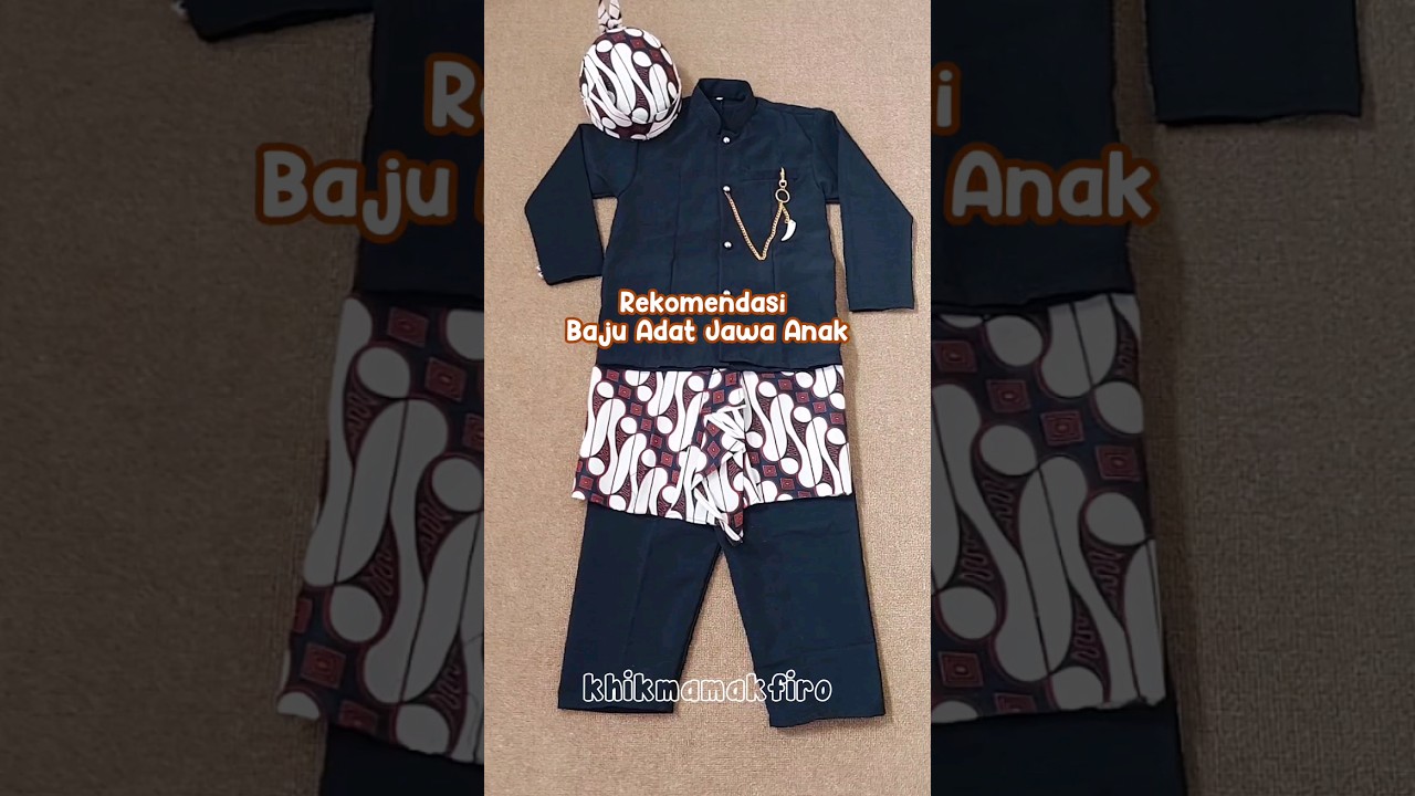 Rekomendasi Baju Adat Jawa Anak