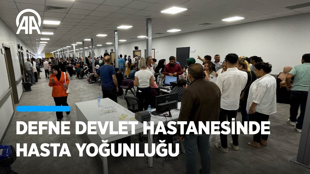 Rekor sürede tamamlandı | Defne Devlet Hastanesi’nde hasta yoğunluğu yaşanıyor