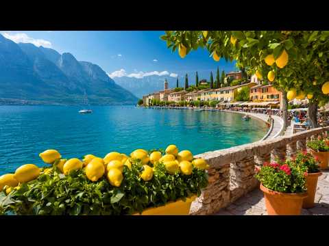 Relax Walking Tour of Lake Garda: The Alpine Jewel of Italy | 4K HDR