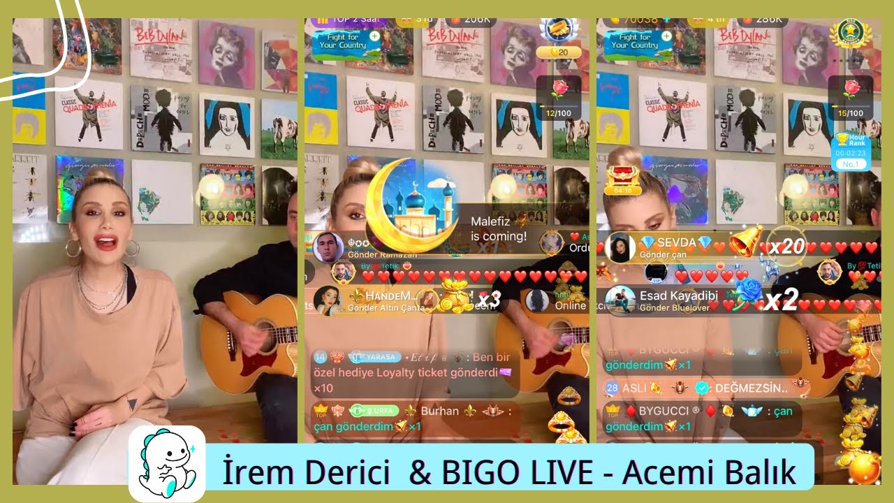 İrem Derici  & BIGO LIVE - Acemi Balık