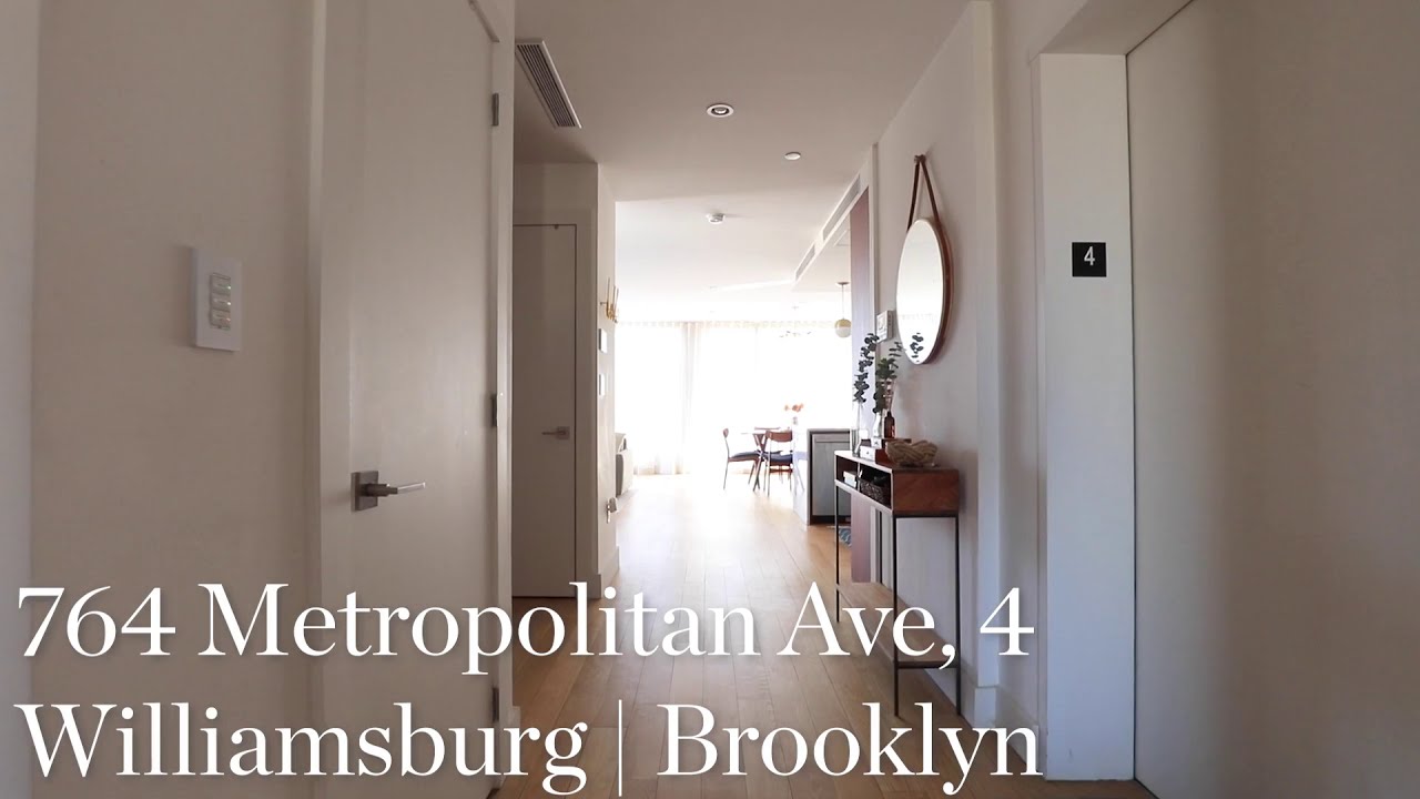 Remarkable Full-Floor Condo in Williamsburg’s Most Desirable Location with 2 Private Outdoor Spaces