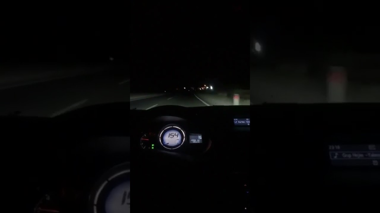 Renault Fluance Gece uzun yol snap
