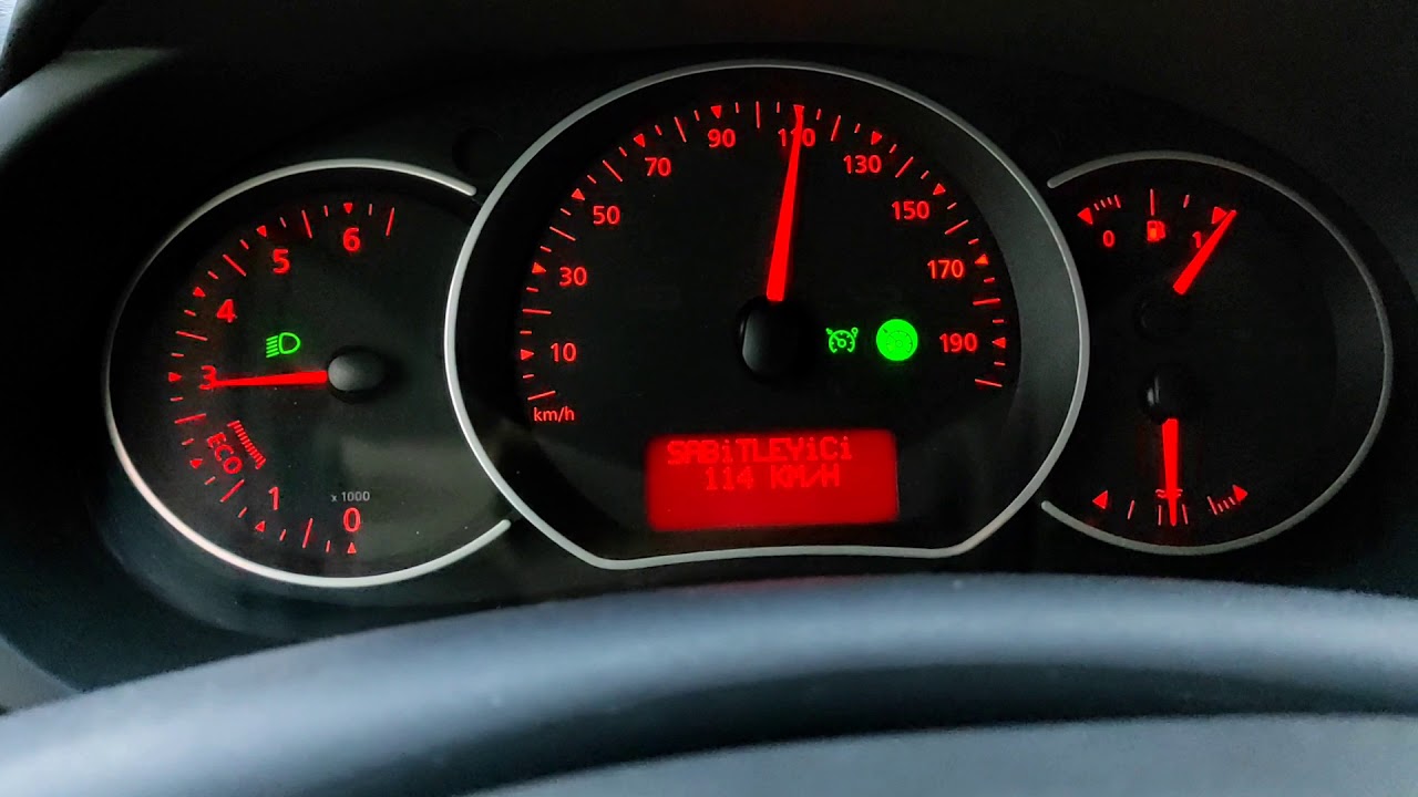Renault KANGOO Touch 1.5 dci 90 hp Hız sabitleme ile hız ve devir ilişkisi