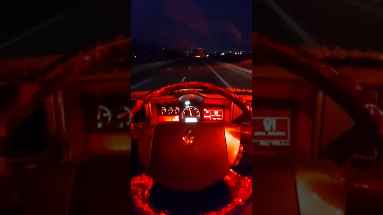 Renault Premium 460 gece snap Renault Trucks Tır snap tır otoban snap