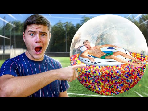 RENTRER DANS UN BALLON REMPLI D'ORBEEZ !!? (+250000 BILLES)