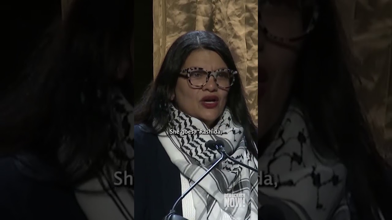 Rep. Rashida Tlaib addresses Jewish Voice for Peace conference