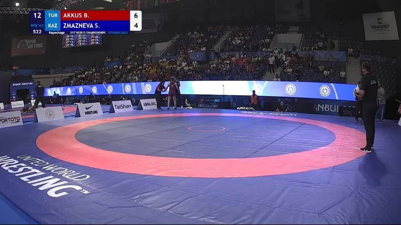 Repechage • WW 61Kg • Beyza Nur AKKUS (TUR) vs. Sofya ZMAZNEVA (KAZ)