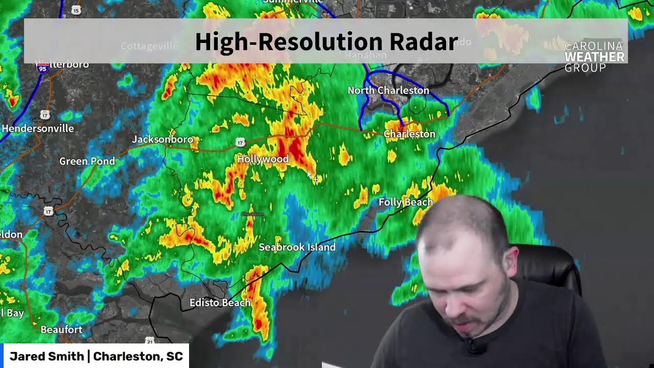 Replay: Tornado warning for Charleston County