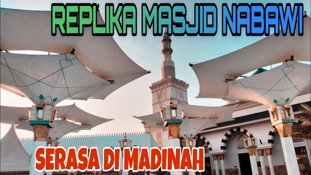 Replika Masjid Nabawi Madinah ada di Kota Blitar Jawa Timur| Masjid Ar Rahman | Masjid Tour