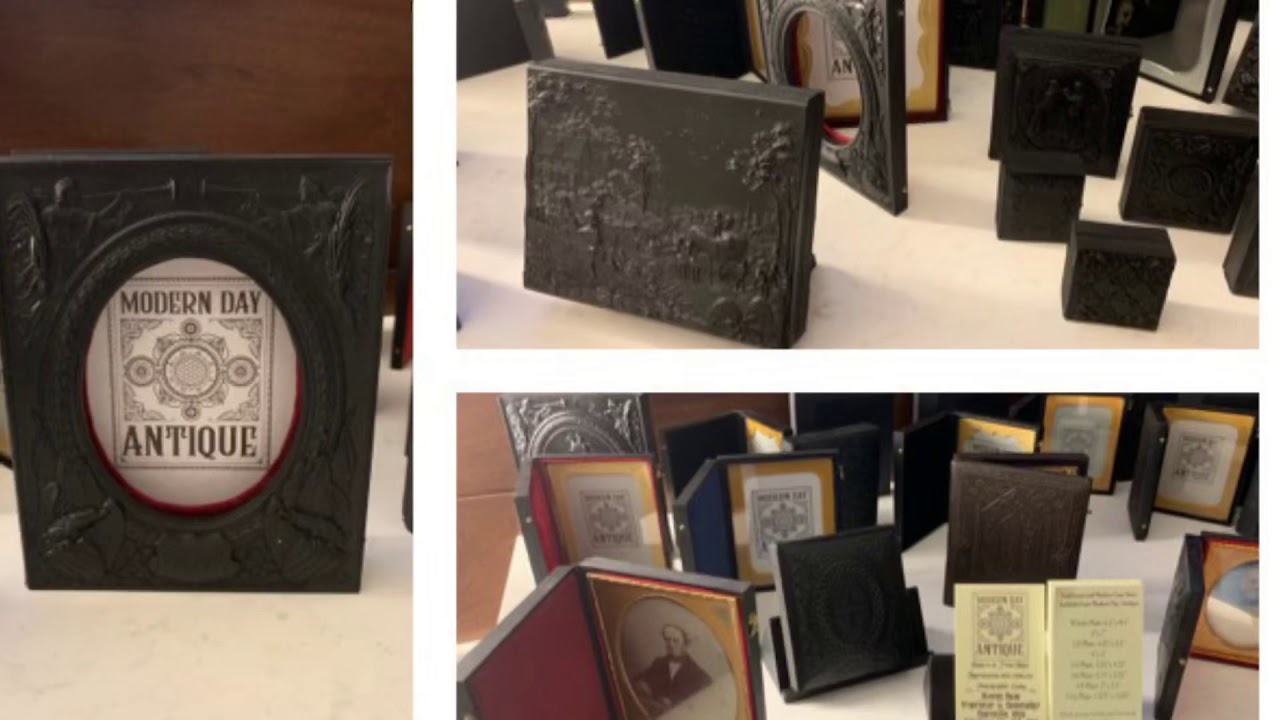 Reproduction 19th Century Photo Cases for Tintypes, Daguerrotypes, Ambrotypes & More