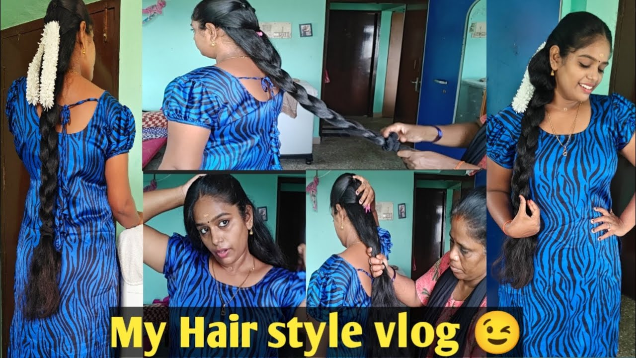 Request video||My fvrt Hairstyle 😍😉|| Longhair braids|| Long hair style|| @kala.agalya_vlogs5086
