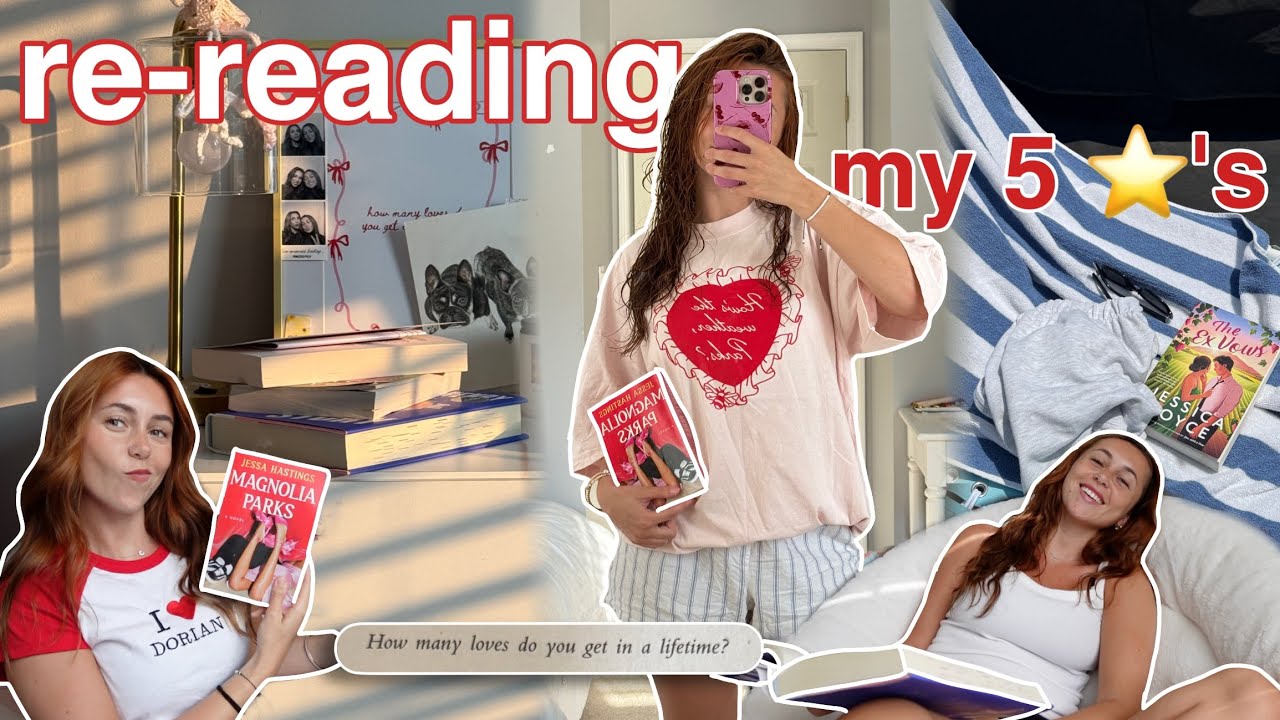 re-reading my 5 ⭐️'s = the best birthday gift 🥳📖🎂 *reading vlog*