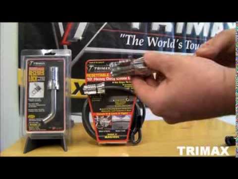 Resettable Combination Locks by TRIMAX