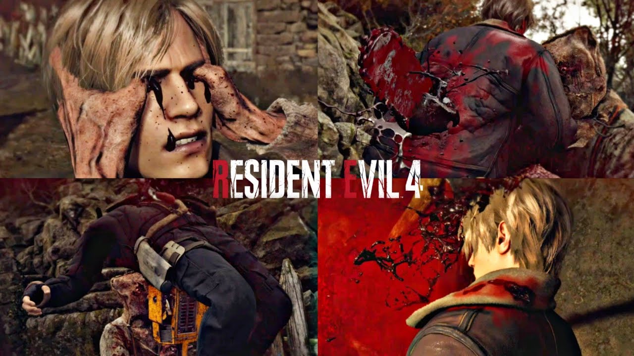 Resident Evil 4 Remake ALL BRUTAL DEATH SCENES