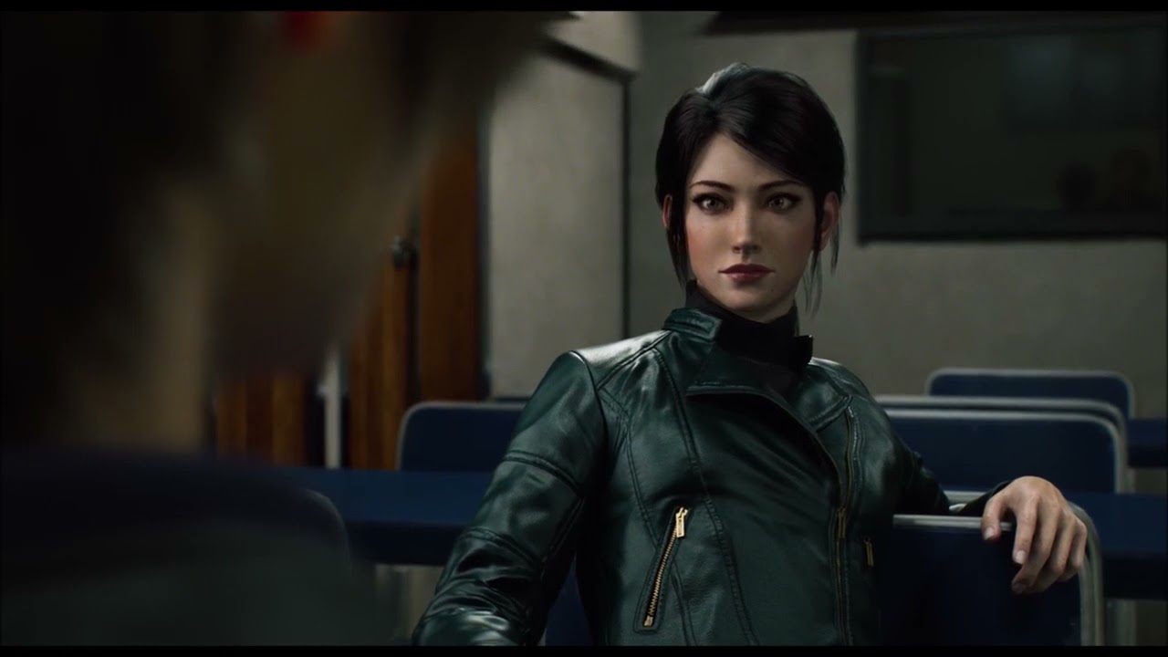 Resident Evil Infinite Darkness - Leon hits on Shen May