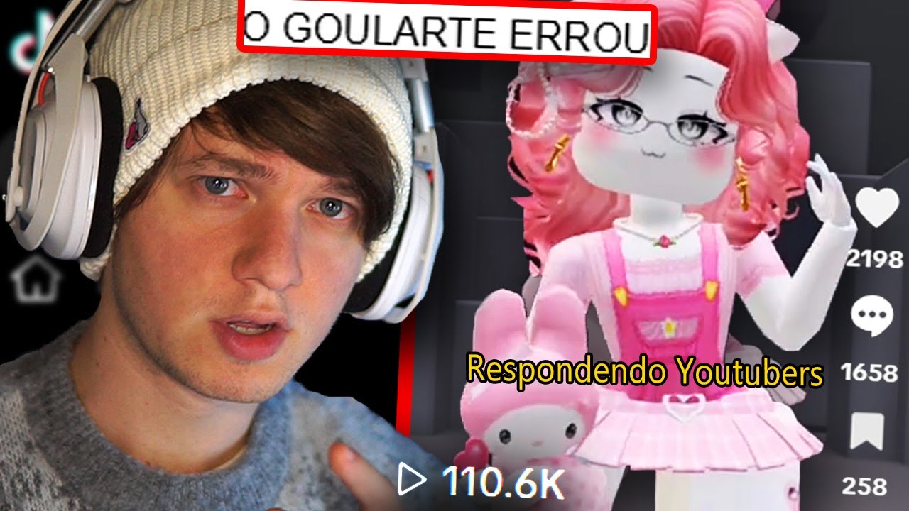 Respondendo a TikToker de Roblox que falou de mim