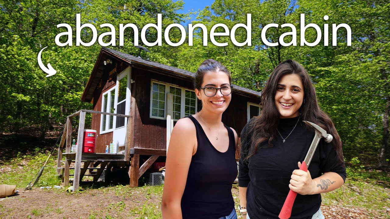 Restoring an Abandoned Cabin with Becca Y!