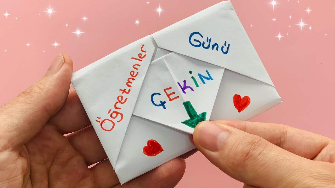 ÖĞRETMENLER GÜNÜ KART YAPIMI 🧧🎁| Öğretmenler Günü Hediyesi | Teachers Day 😍🤩